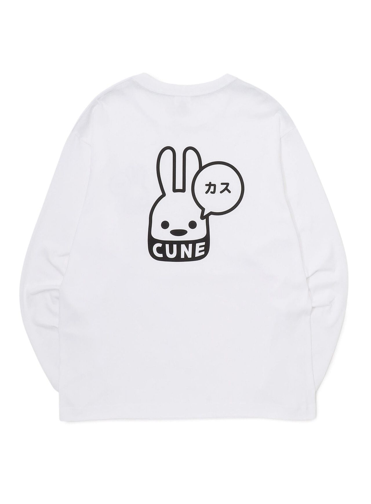 CUNE L/S Tee "Trash",WHITE, large image number 1