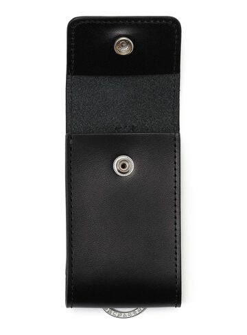 Leather Cigarette Case,BLACK, small image number 2