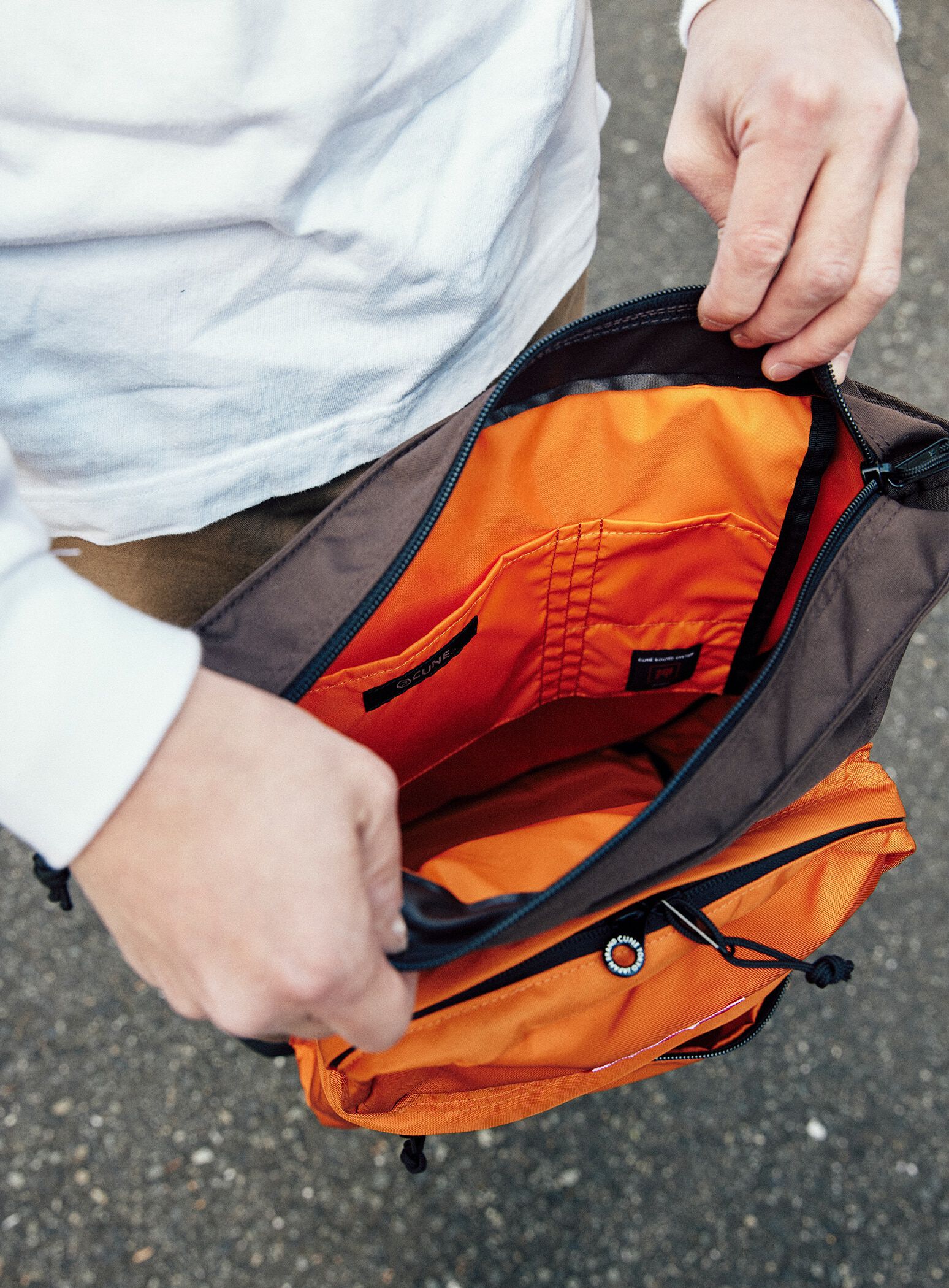 Cordura? Color pocket shoulder bag in Cordura?