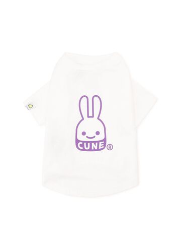 Dog and Human S/S Tee - CUNE Rabbit,WHITE, small image number 0