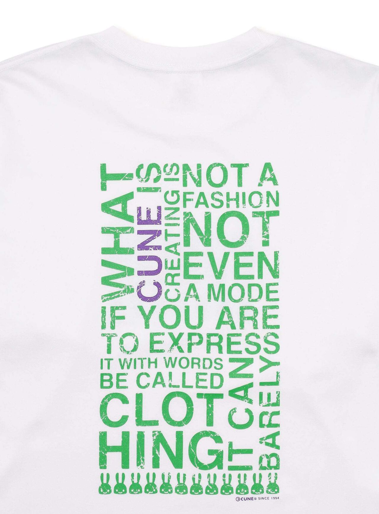 CUNE L/S Tee Random Text,BLACK, large image number 5