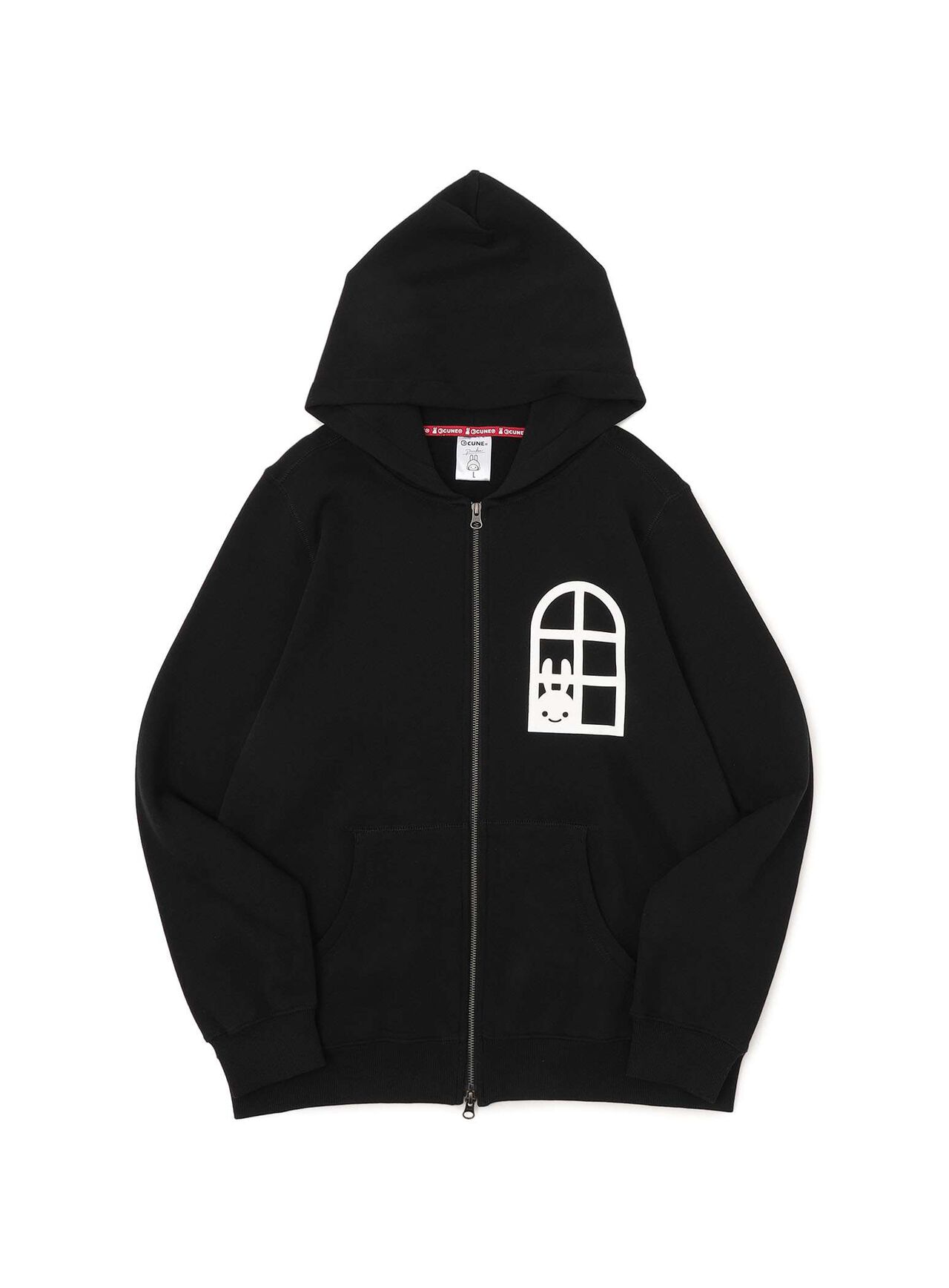 CUNE ZIP PARKA Window,GRAY, large image number 1