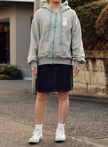 Layered Pocket Wide Full Zip Hoodie,, small image number 7