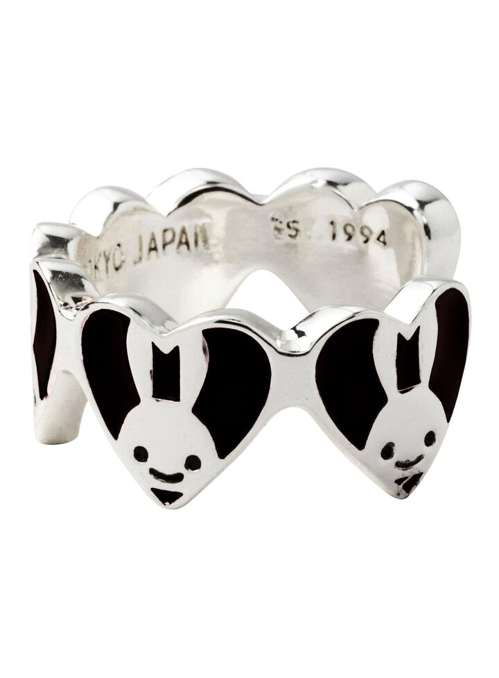 Heart Bunny Ring,, medium