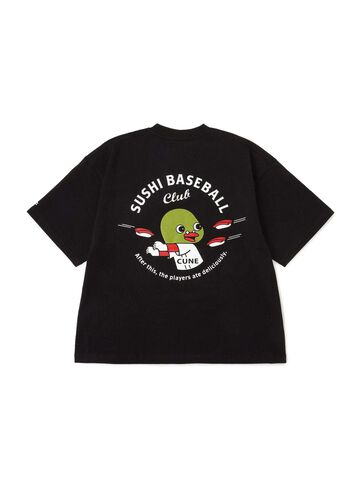 Big Tee Sushi Baseball Club,BLACK, small image number 0