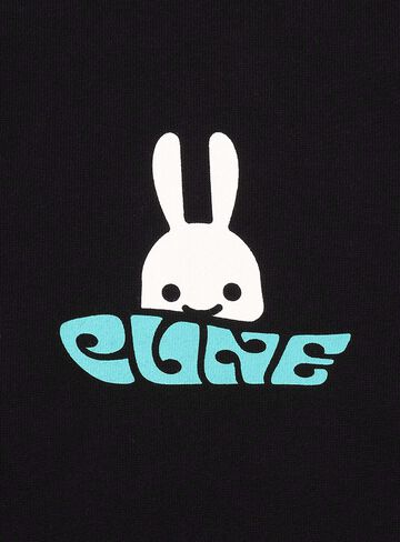 CUNE Logo Pull Parka,BLACK, small image number 5