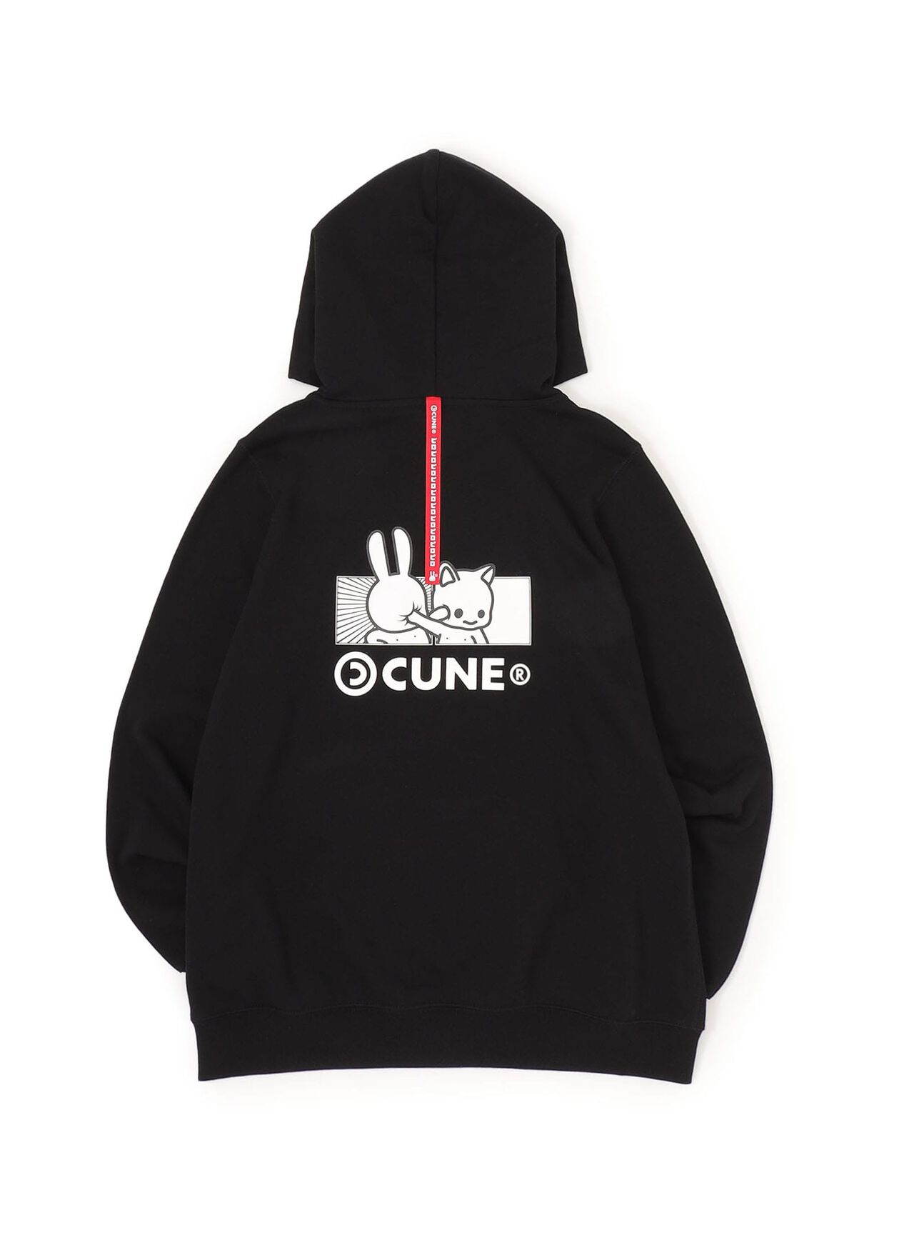 CUNE PULL PARKA Battle,BLACK, large image number 8