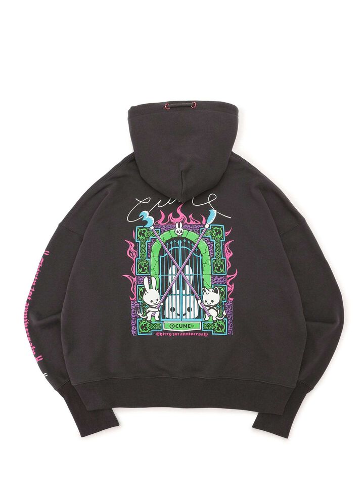 31st ANNIV Heavyweight Big Zip Hoodie - Gate,, medium