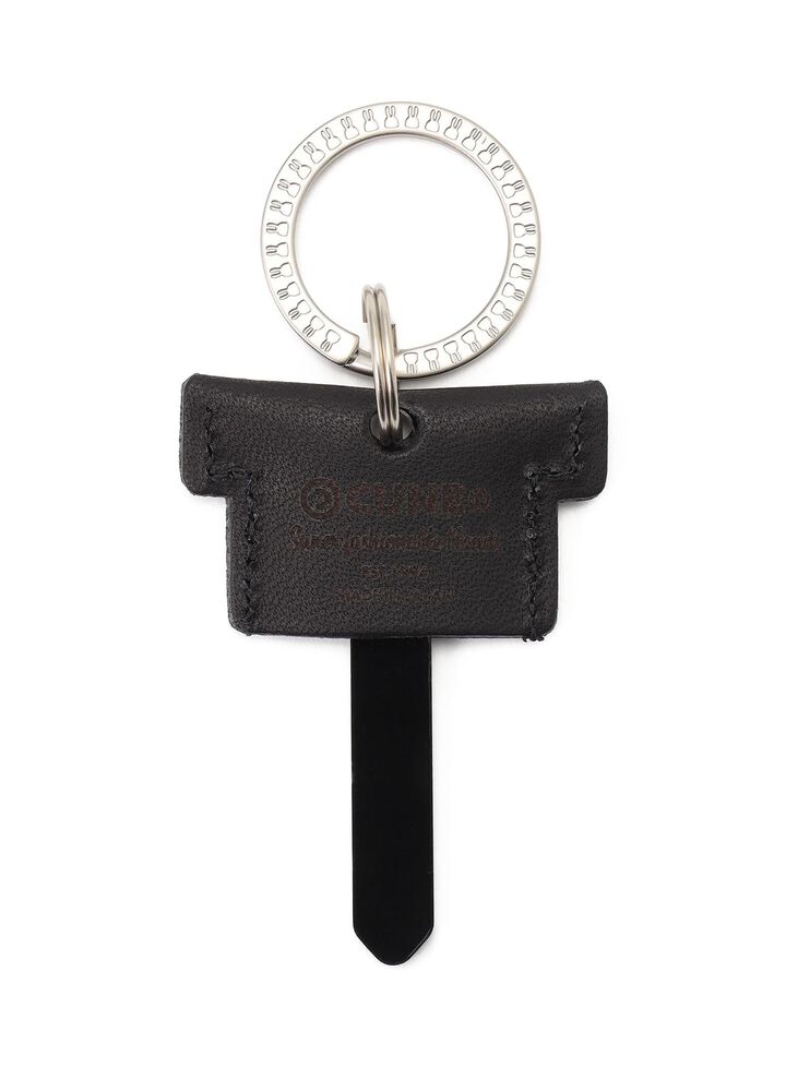 Leather T-Shirt Key,, medium