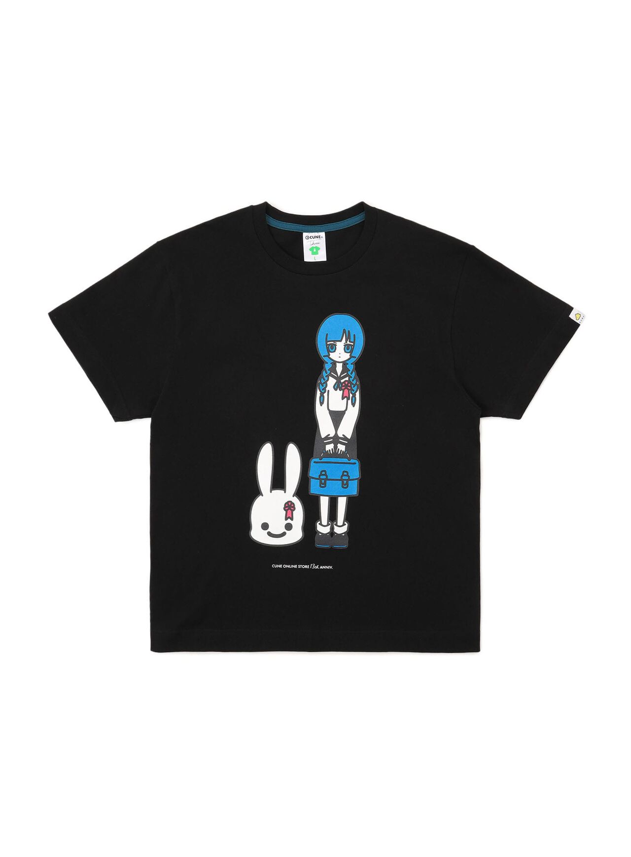 OS 13th Anniv. T-SHIRTS 13-Year-Old's First Day,BLACK, large image number 0
