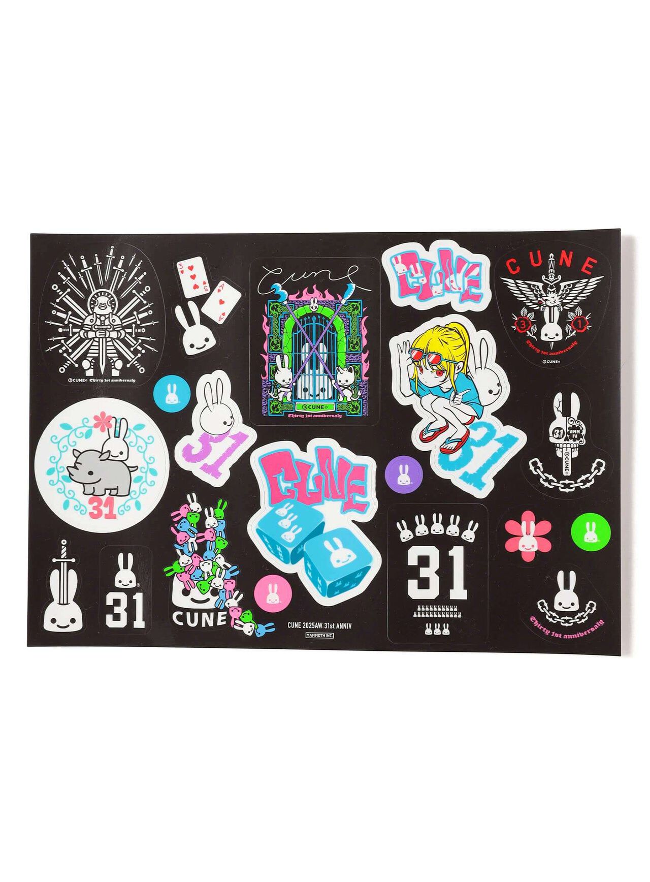 31st ANNIVERSARY Sticker,MULTI, large image number 0