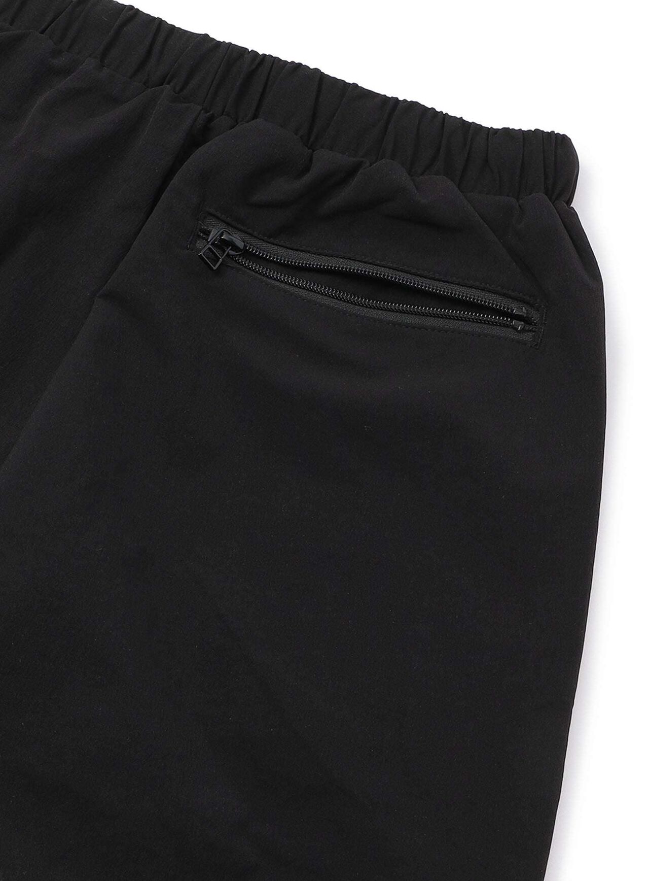 Sporty Wide Slacks,BLACK, large image number 4