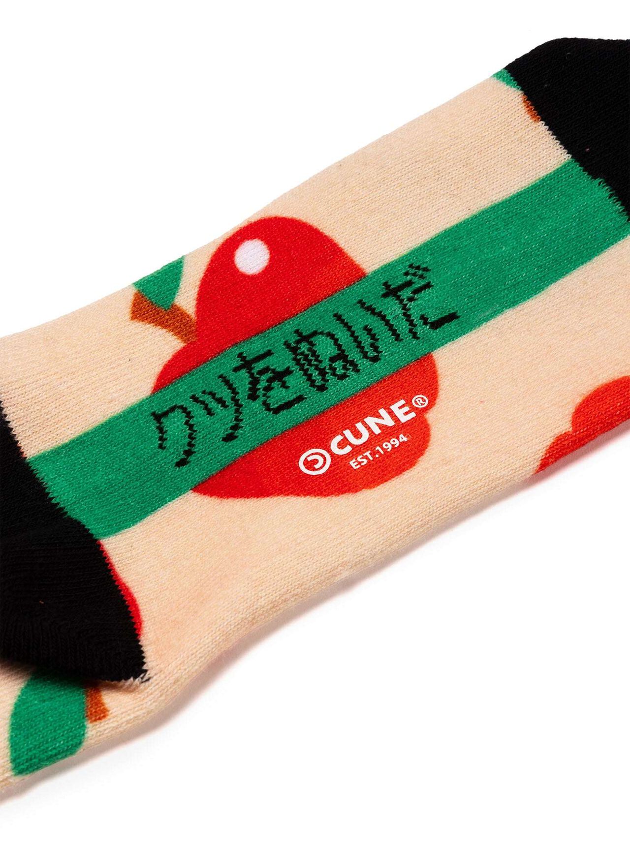 Printed Socks Apple,NATURAL, large image number 3