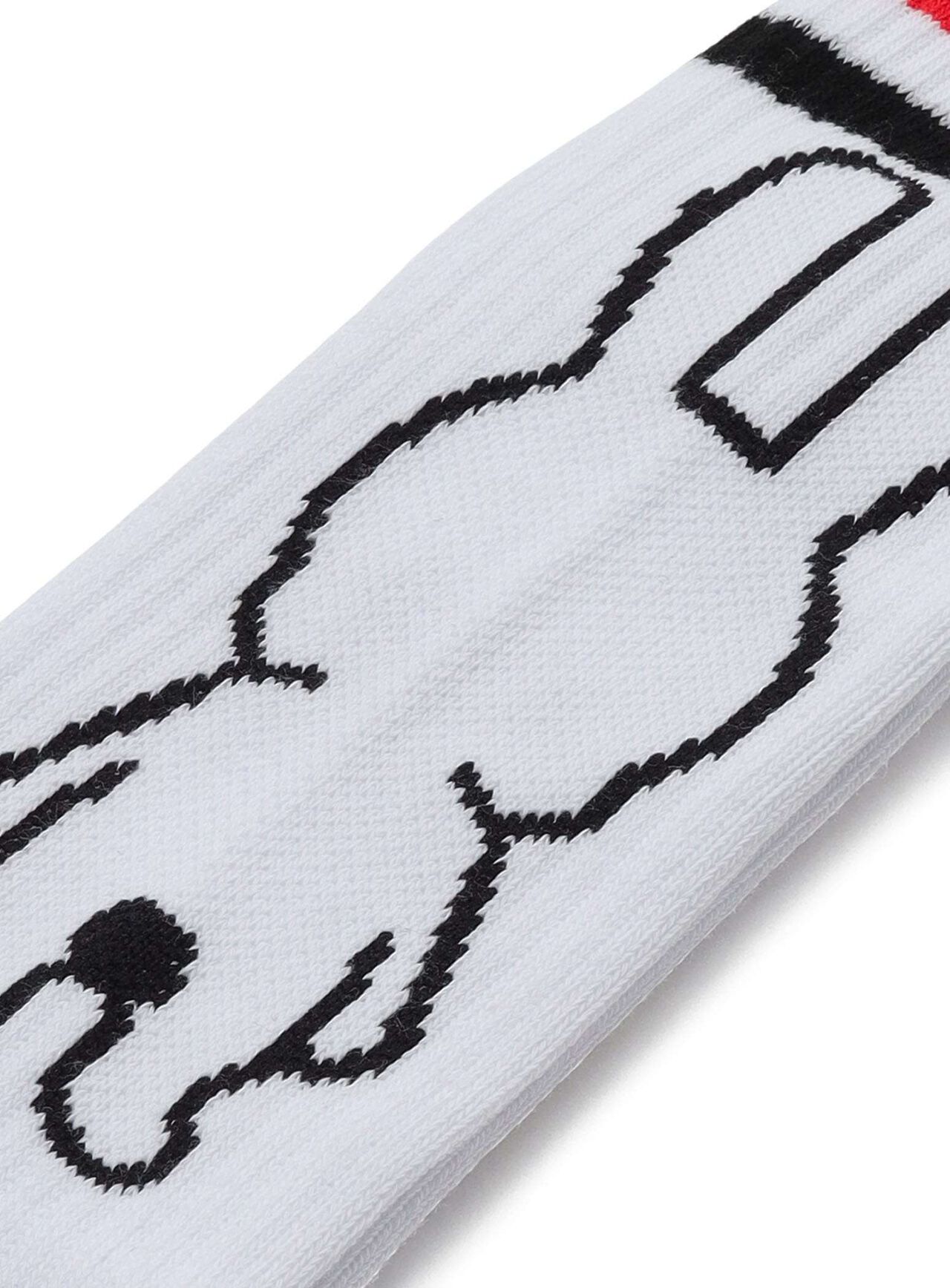 Line Bunny Socks,BLUE, large image number 6