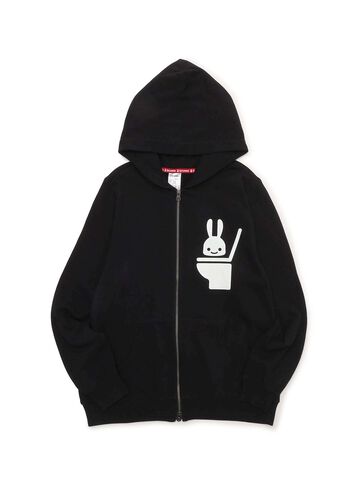 CUNE ZIP PARKA - Western Toilet Design,BLACK, small image number 0