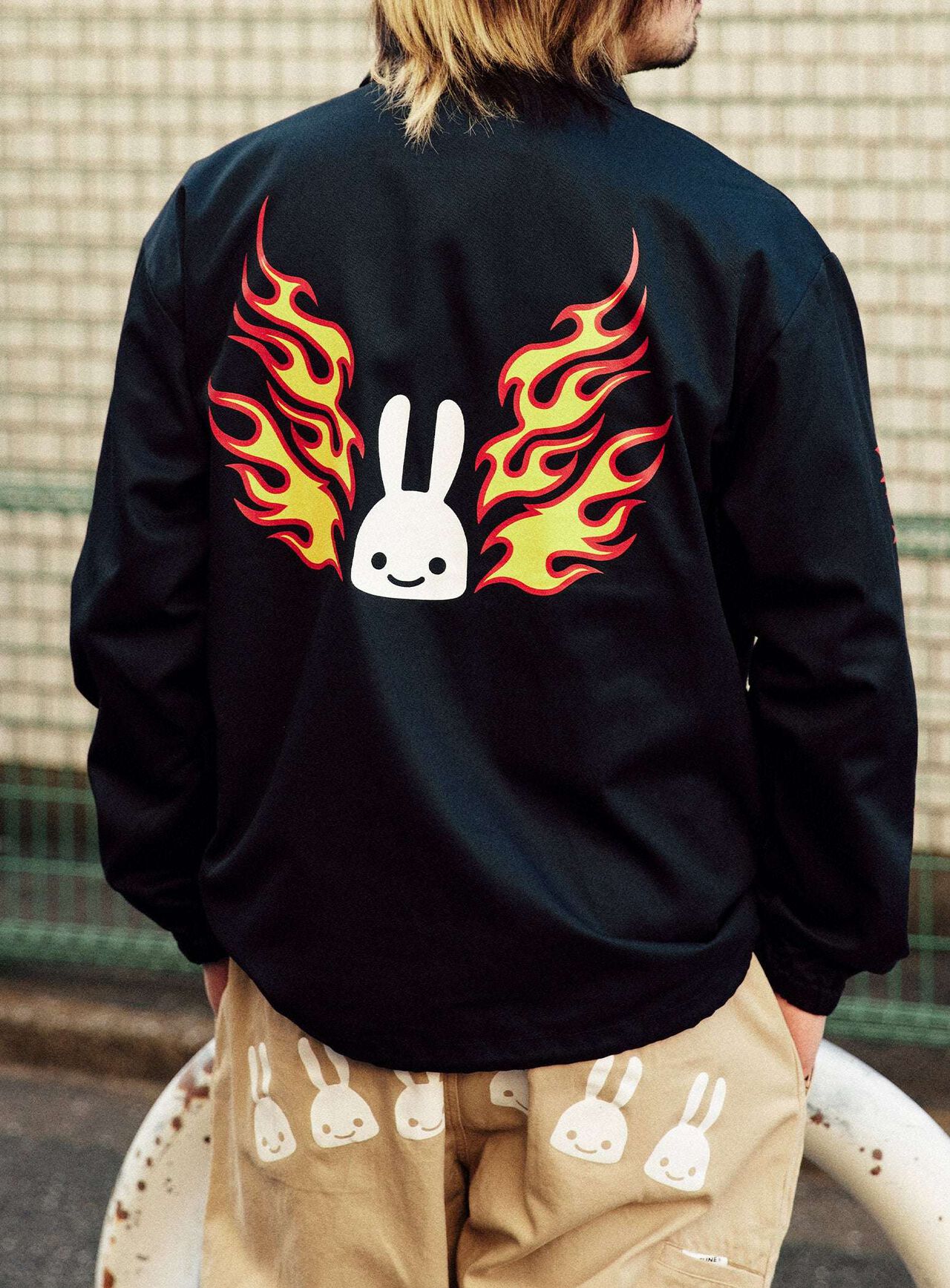 Twill Coach Jacket Fire,, large image number 7