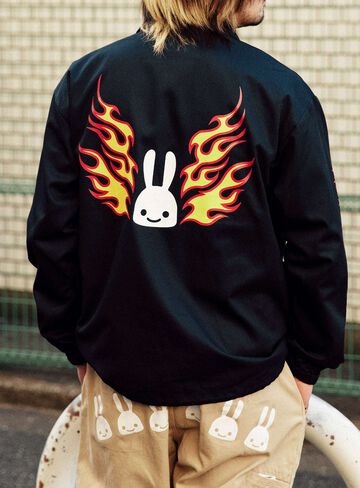 Twill Coach Jacket Fire,, small image number 7