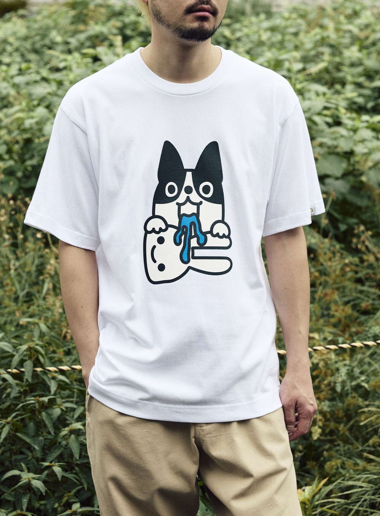 S/S Tee Drool,WHITE, large image number 9