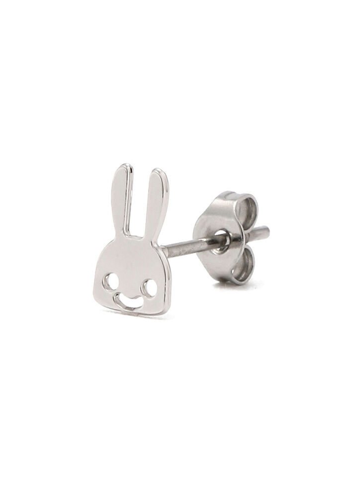 Petite rabbit earrings 1P