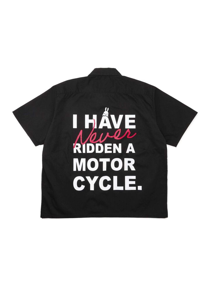 Short Sleeve Work Shirt - Text Design,, medium