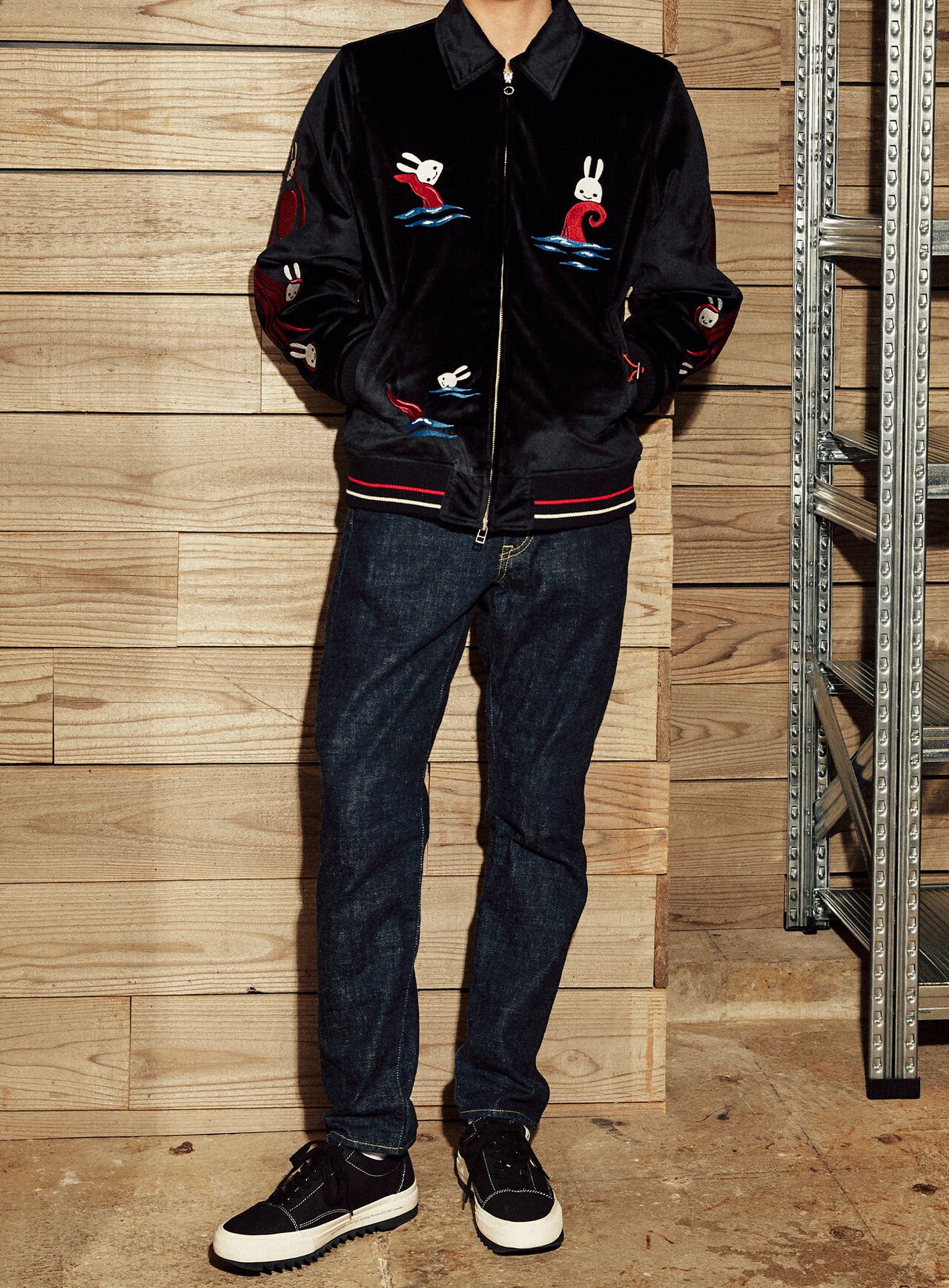 Madako's velour blouson,, large image number 10