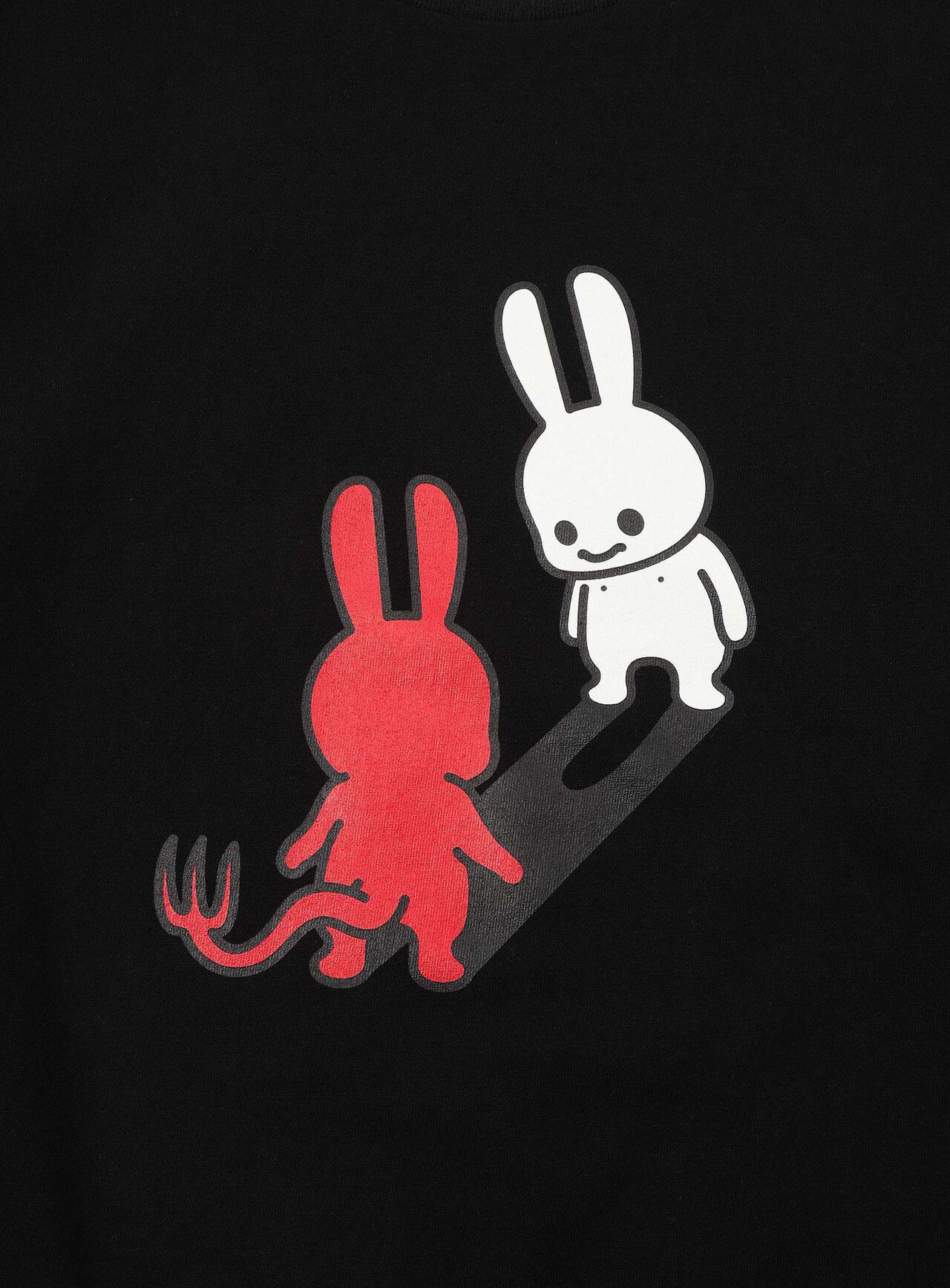 L/S Tee Devil,WHITE, large image number 4