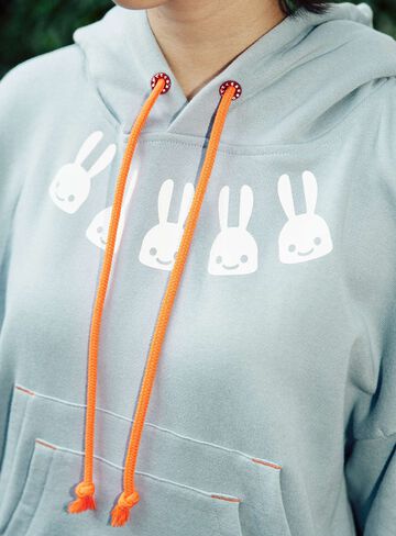 Layered Pocket Wide Pullover Hoodie,, small image number 13