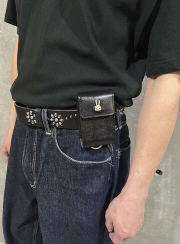 Leather Cigarette Case,BLACK, small image number 6