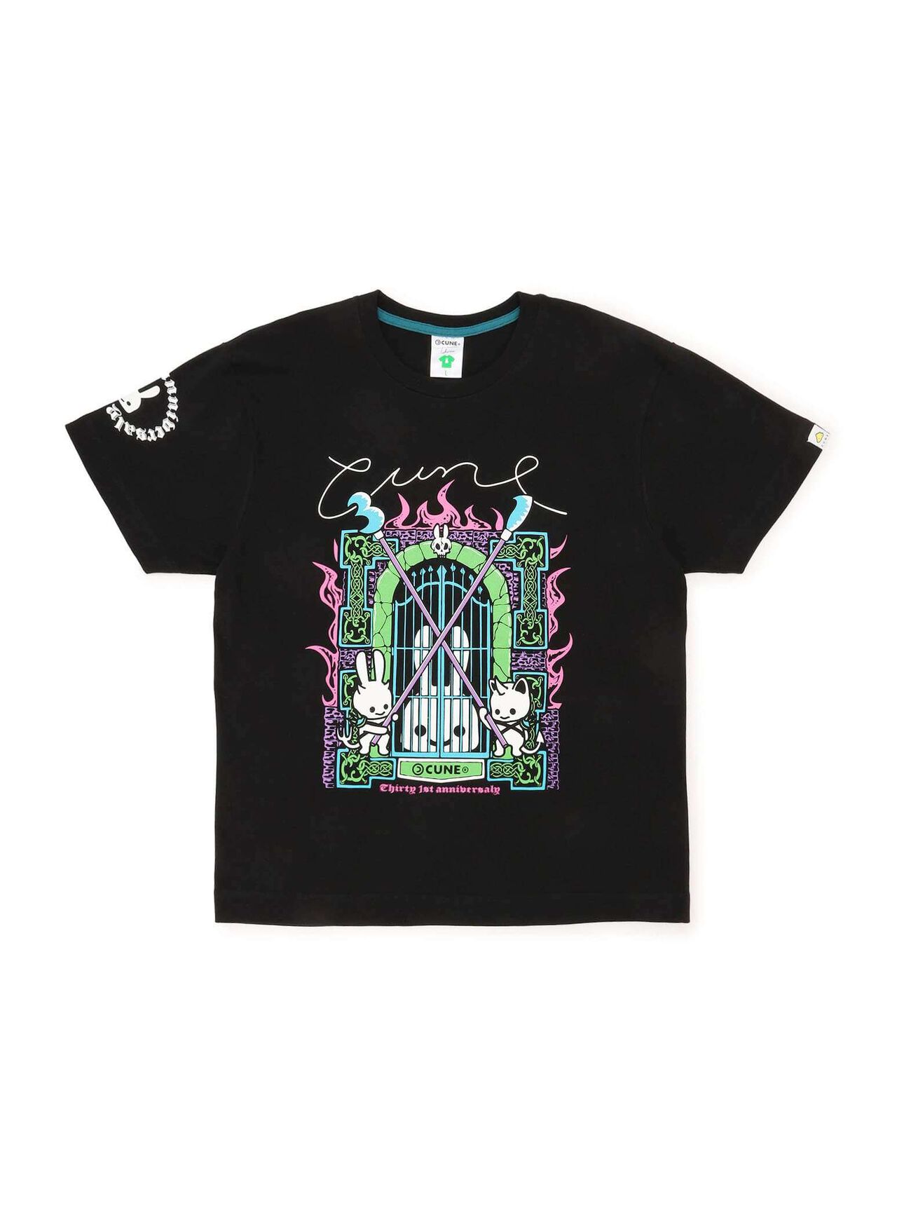 31st ANNIVERSARY T-SHIRT: GATE,BLACK, large image number 0