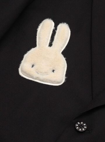 Wool Gabardine 2-Button Tailored Jacket,, small image number 5