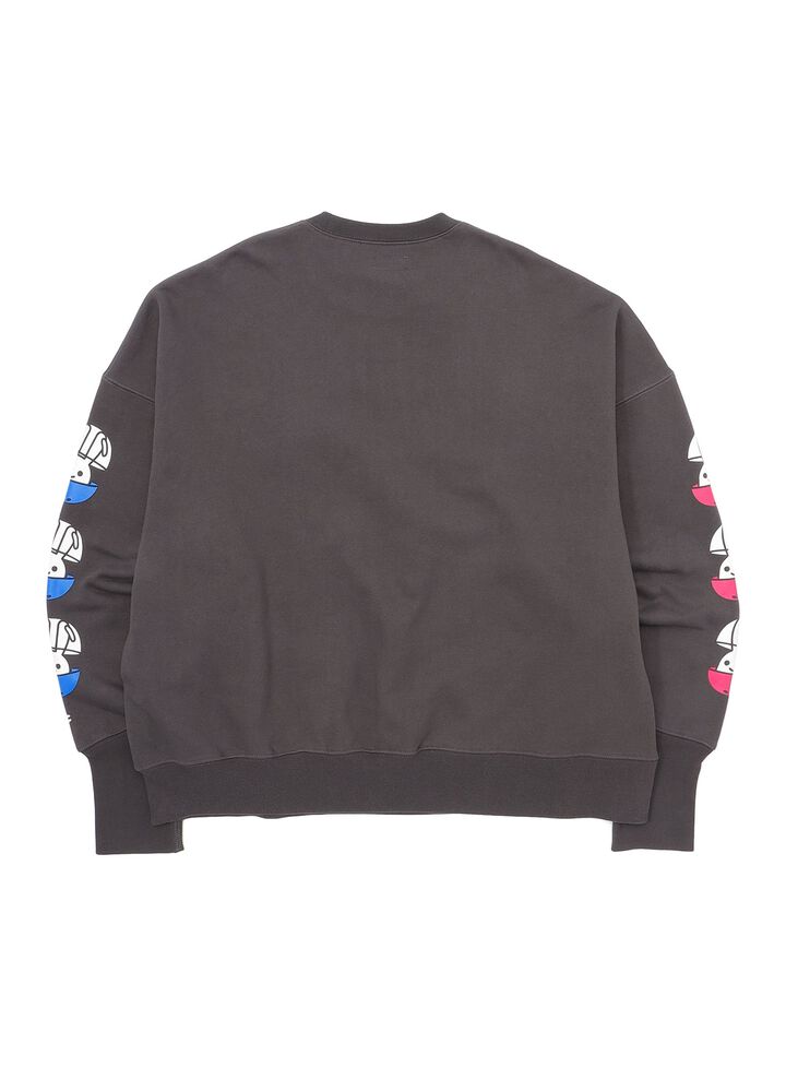 30th ANNIV heavyweight big crew neck sweatshirt Beer remix,, medium