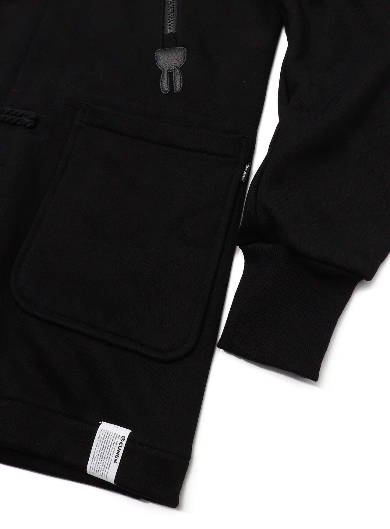 Hybrid Fleece Duffle Coat,, large image number 7