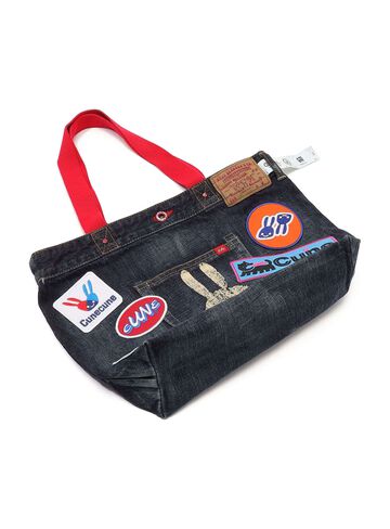 Denim Bag - Size M with Patch B,M, small image number 2