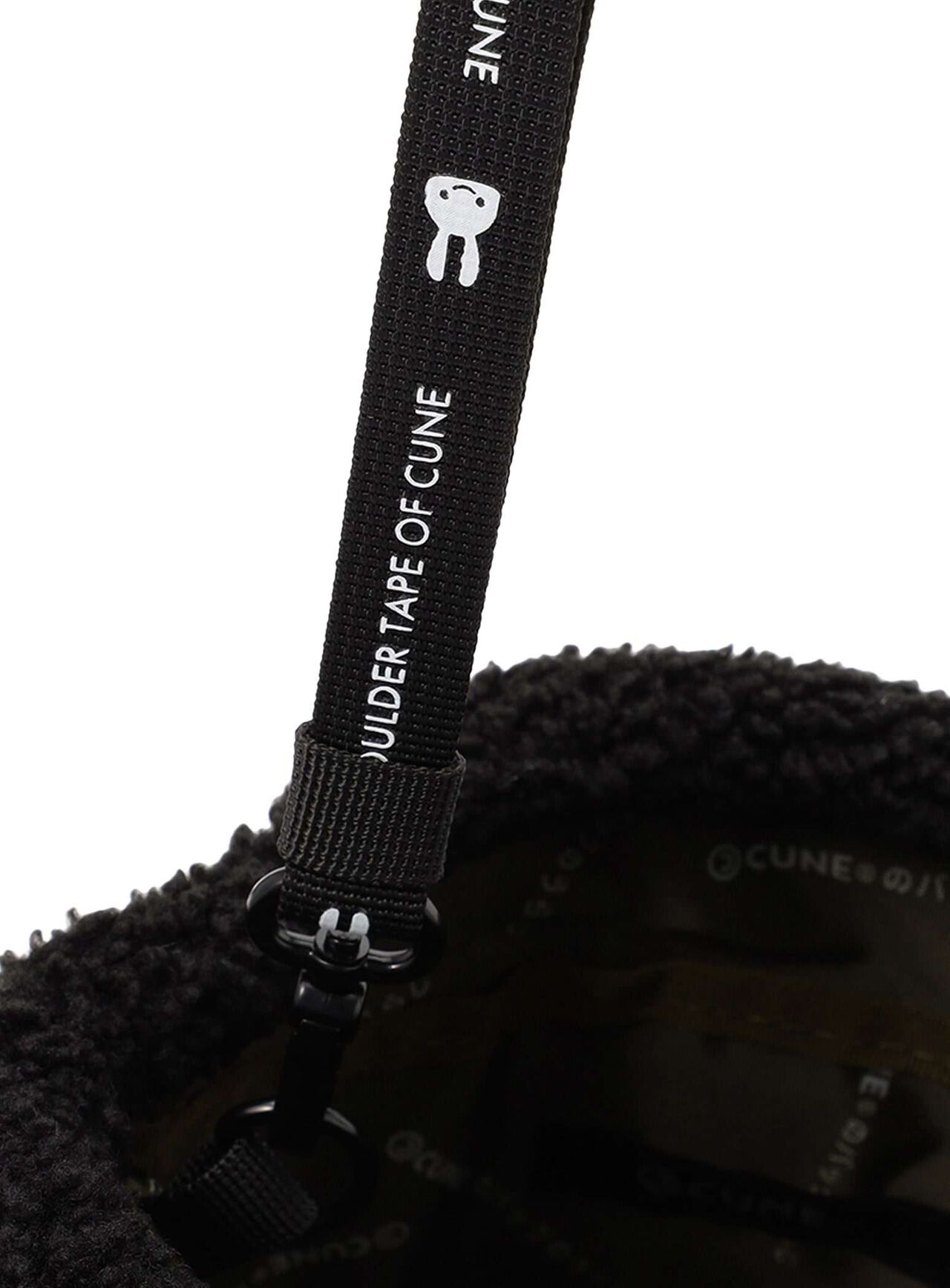 Fuzzy Drawstring Shoulder Bag,ONE, large image number 5