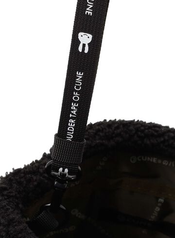 Fuzzy Drawstring Shoulder Bag,ONE, small image number 5