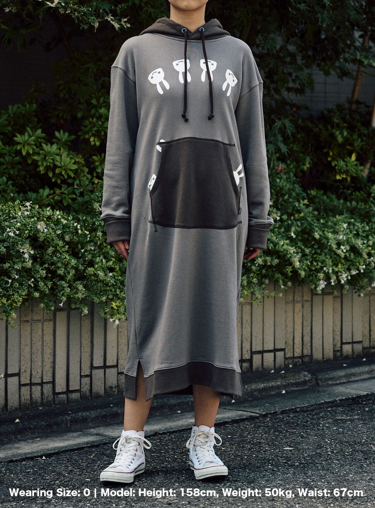 Hooded Dress,C.GRAY, large image number 7