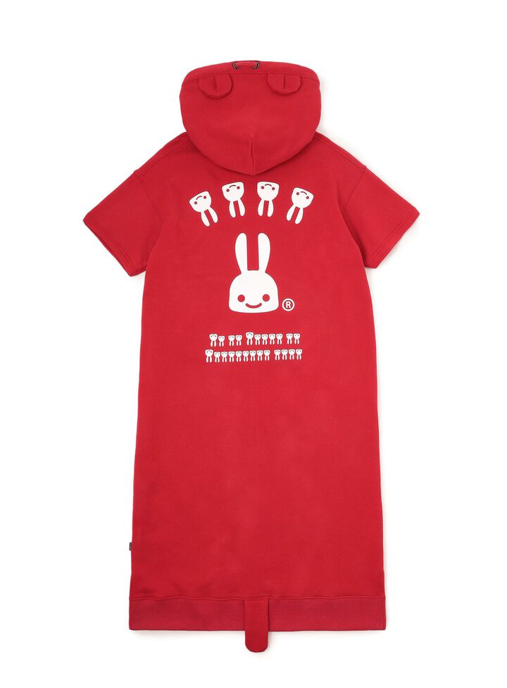 Hugufugu Pocket Hoodie Dress with Ears,, medium