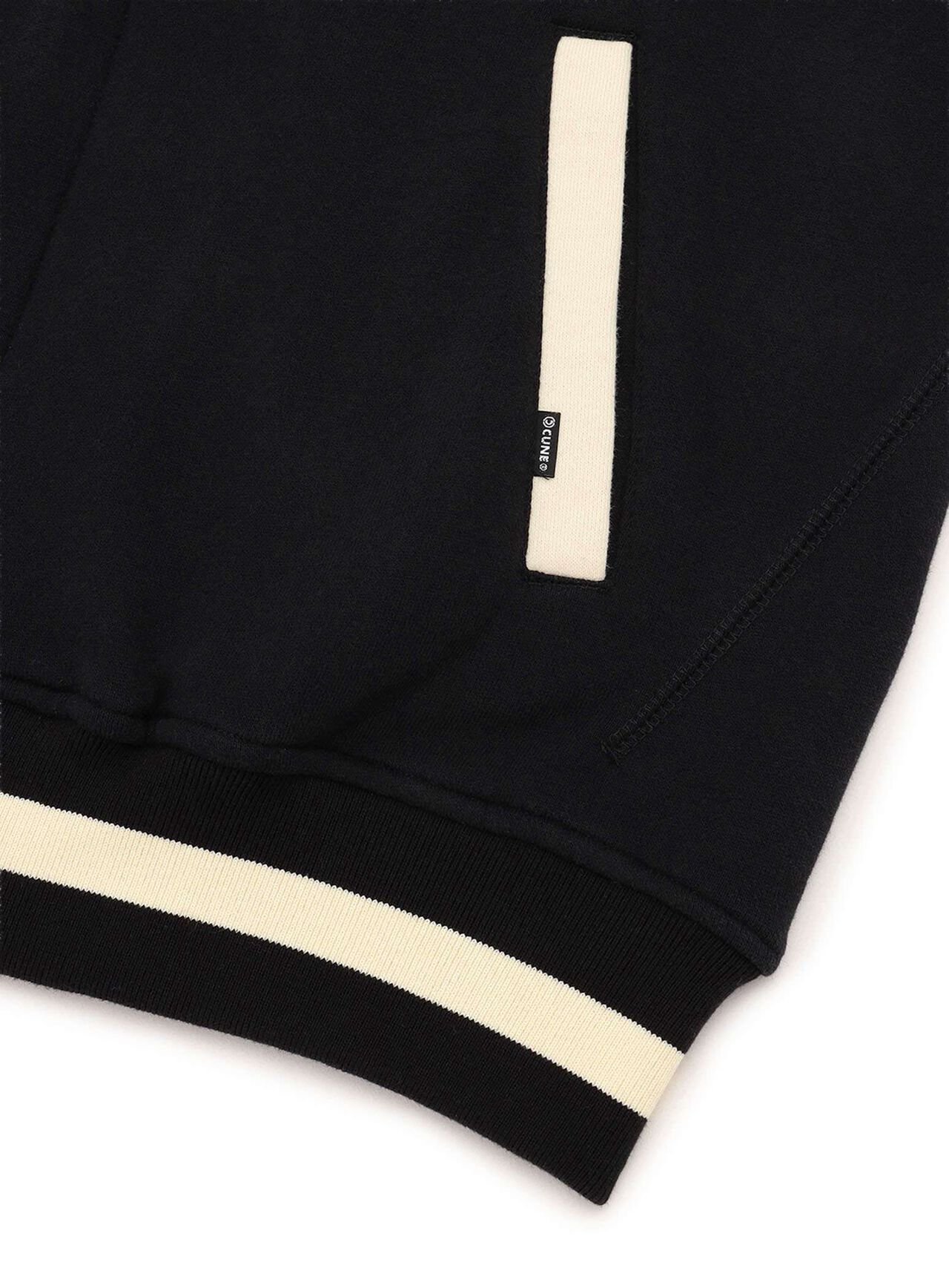 31st Anniversary Sweat Varsity Jacket - Dice,BLACK, large image number 4
