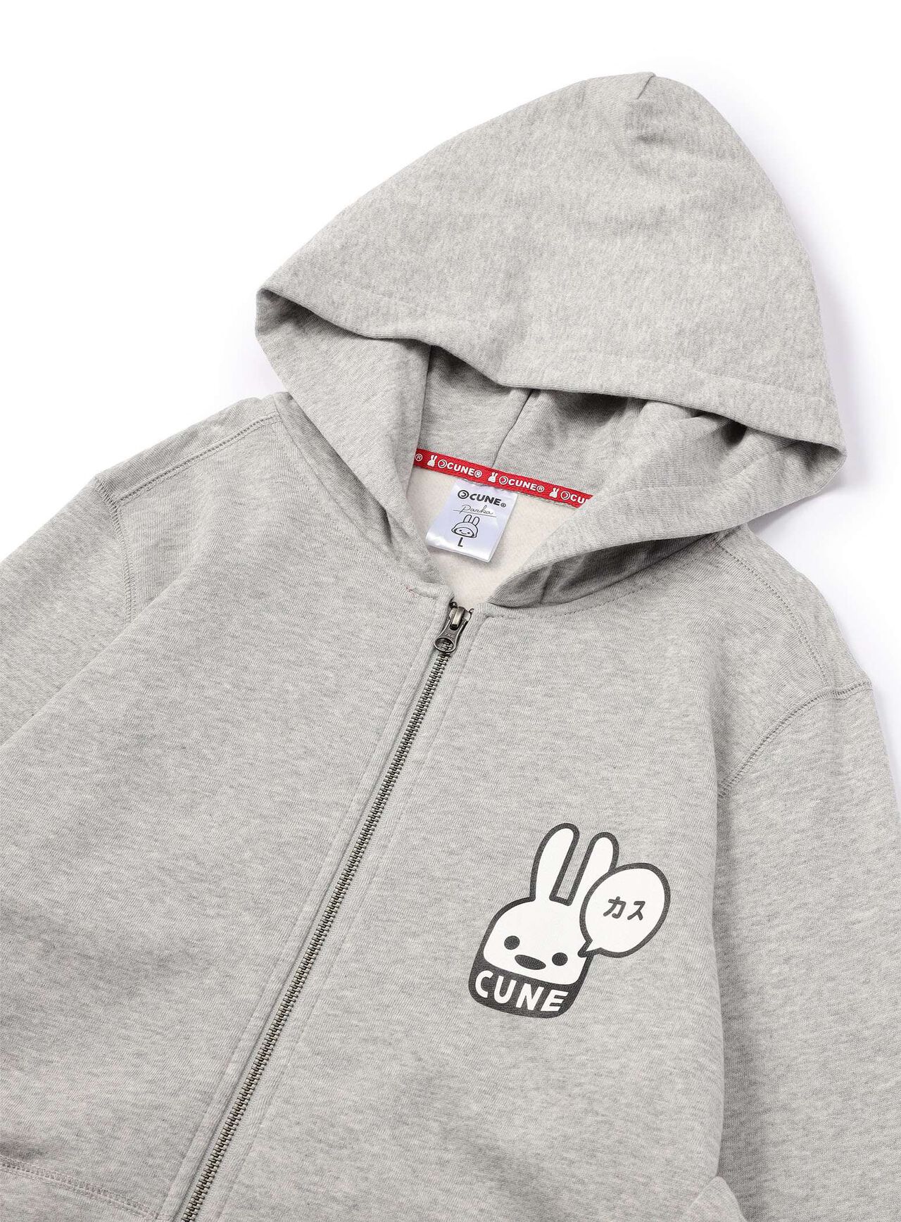 CUNE ZIP PARKA "Casual Chaos",GRAY, large image number 2