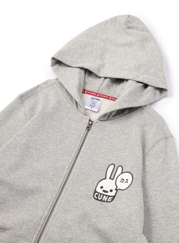 CUNE ZIP PARKA "Casual Chaos",GRAY, small image number 2