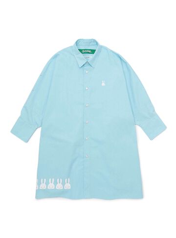 Broadcloth Square Tunic,BLUE, small image number 0