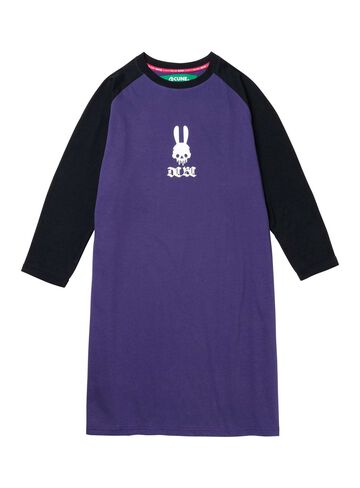DCBC Raglan Dress,PURPLE, small image number 1