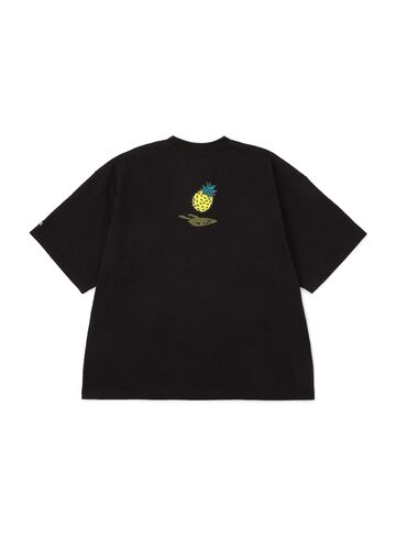Big Tee Pineapple Volleyball,BLACK, small image number 1