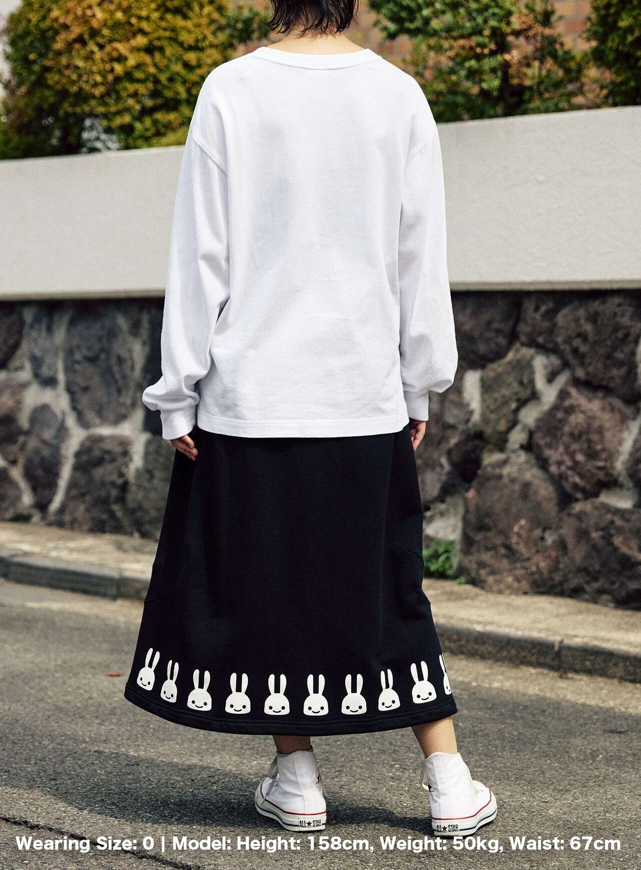 Sweat Skirt,BLACK, large image number 7