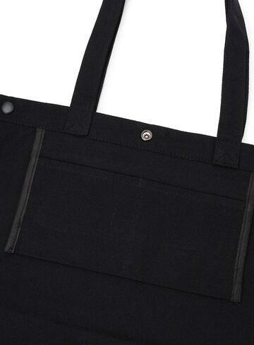 Basic Cotton Tote Bag CUNE DONOT5,BLACK, small image number 7