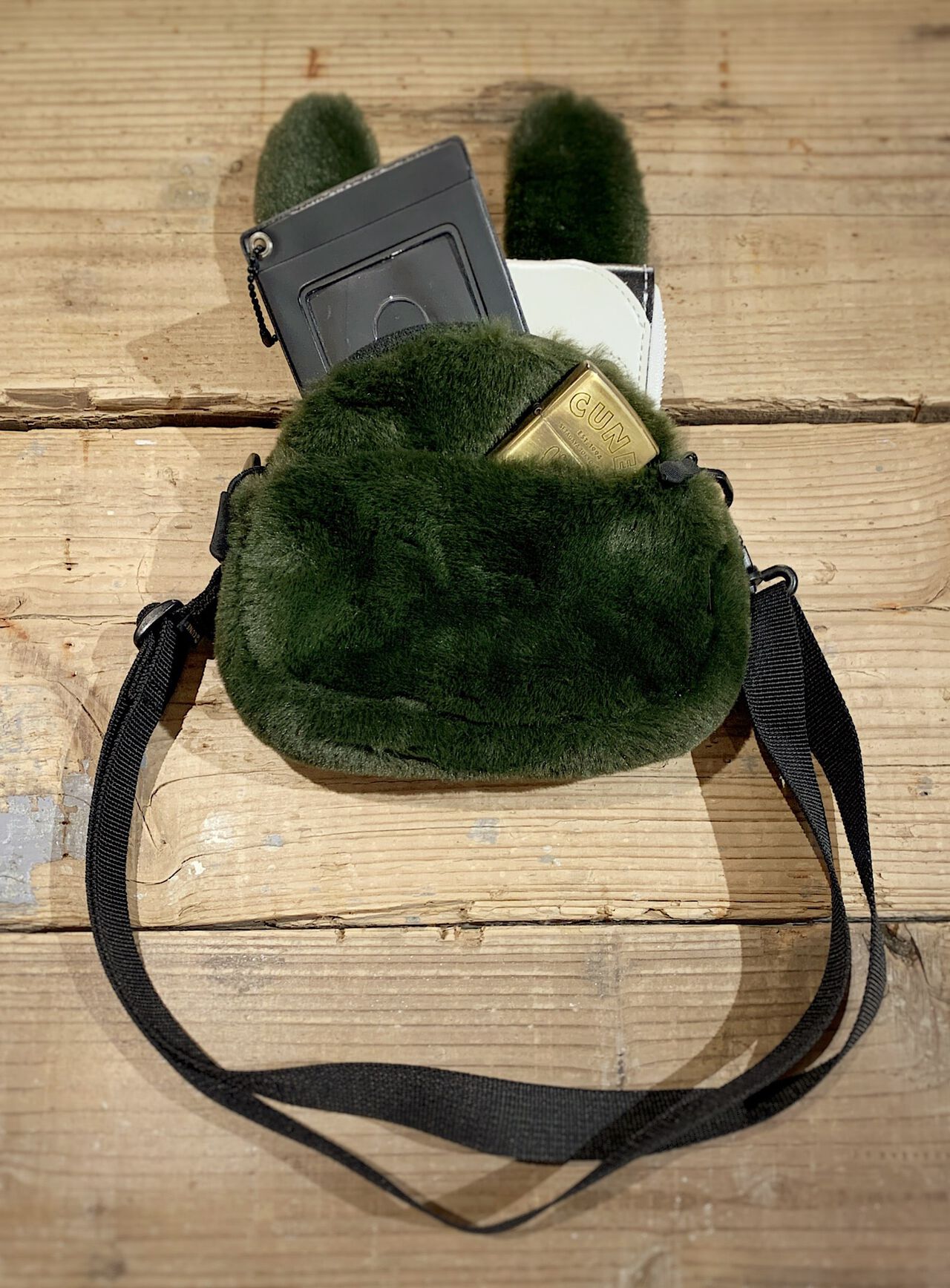 Fluffy Rabbit Shoulder Bag Small,ONE, large image number 12