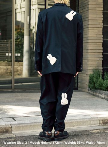 Wool Gabardine Wide Slacks,, small image number 6