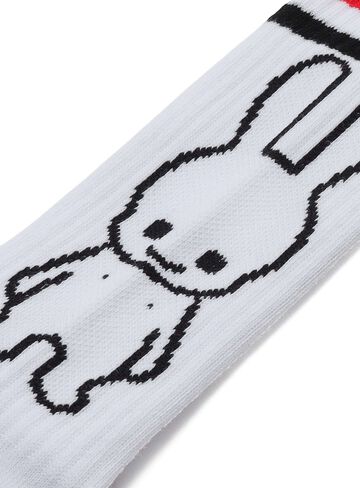 Line Bunny Socks,BLUE, small image number 5