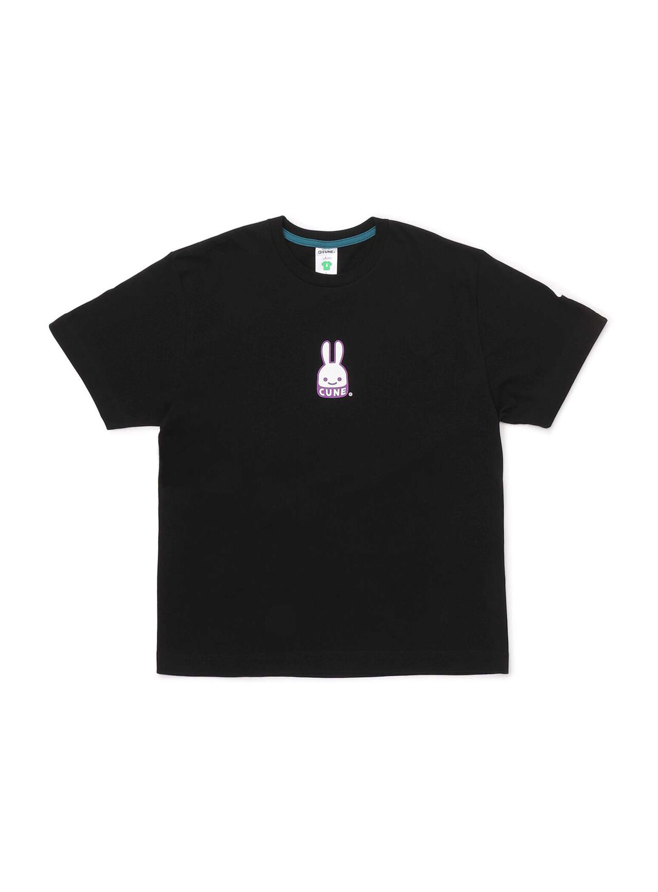 Dog and Human S/S Tee - CUNE Rabbit,BLACK, large image number 0