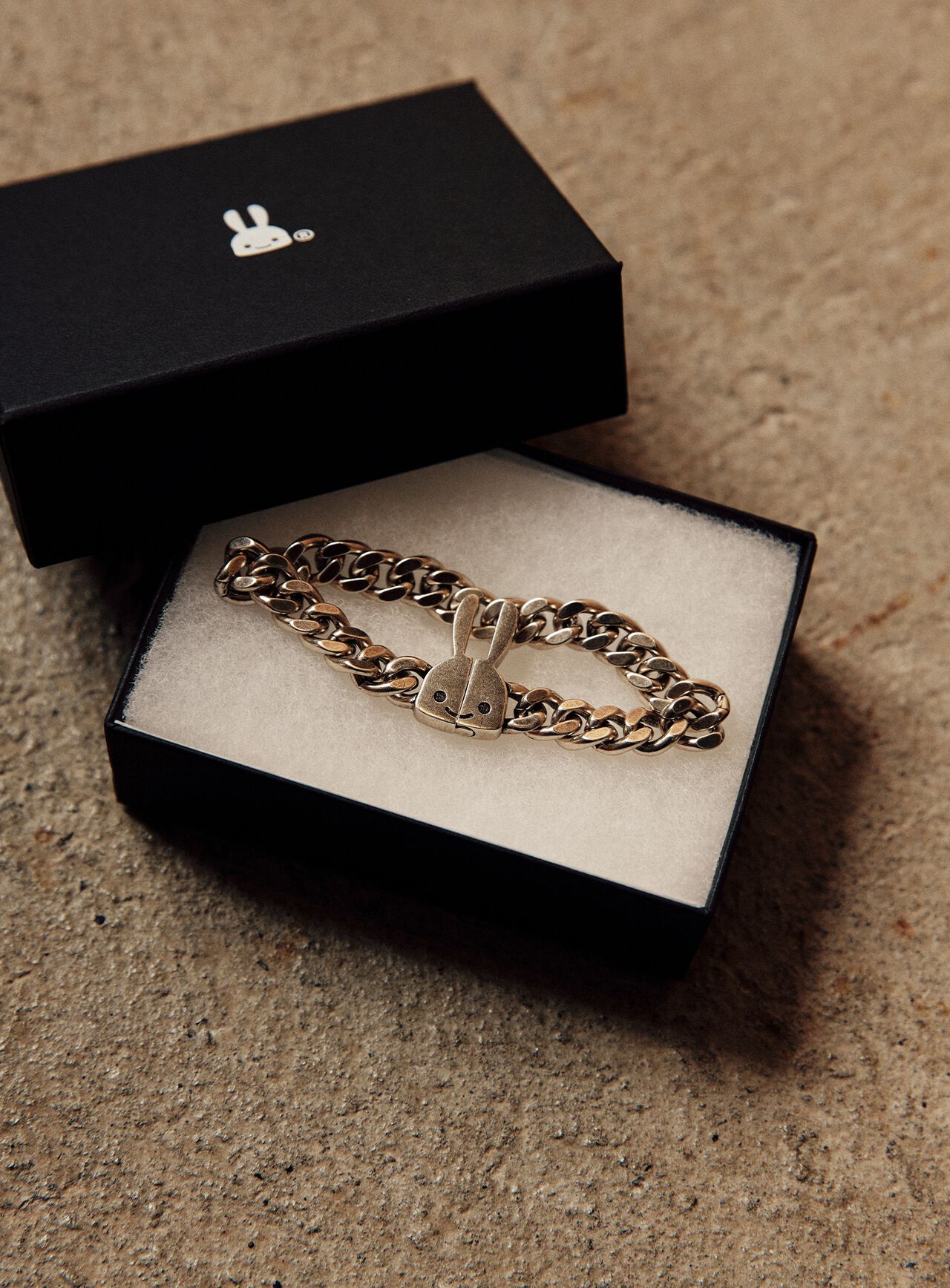 Rabbit Class Clasp Chain Bracelet,SILVER, large image number 8